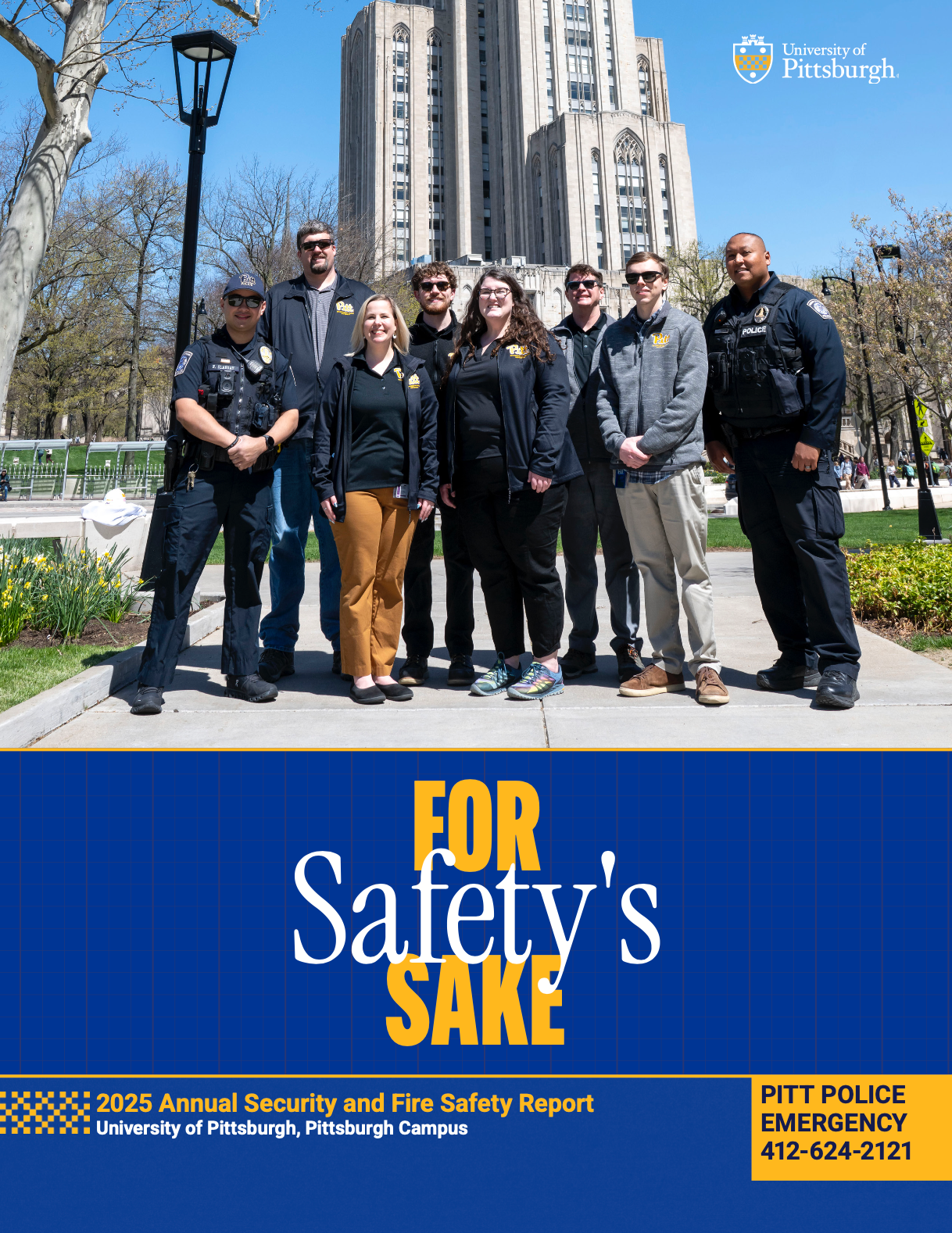 Cover for 2025 Annual Security Report for the University of Pittsburgh